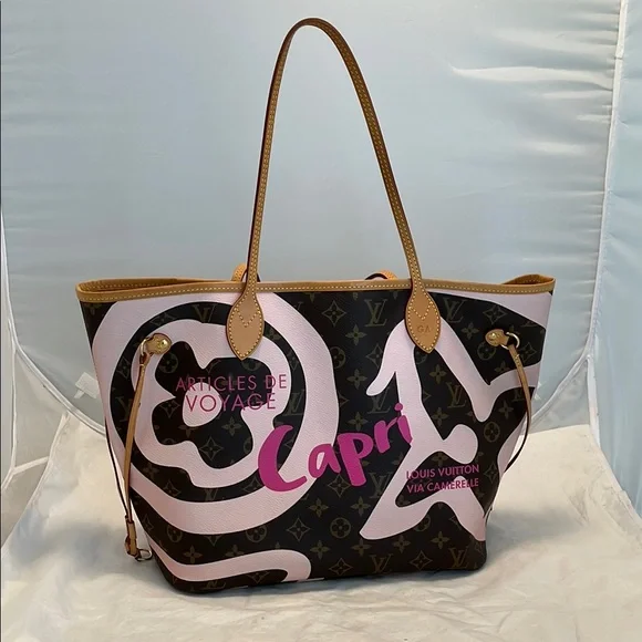 Louis Vuitton Tahitienne Cities Capri Neverfull MM - Picture 2 of 15